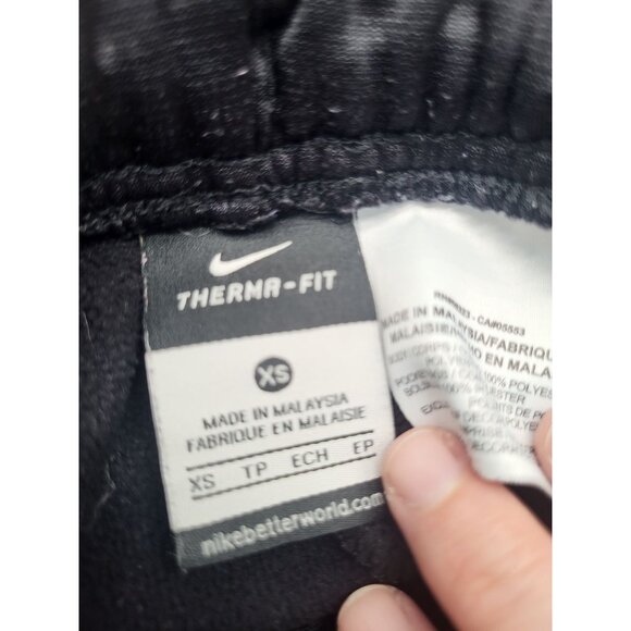 NIKE Boys SZ XS Therma-FIt Black Performance Track Pants Pull On Athletic - Picture 3 of 10